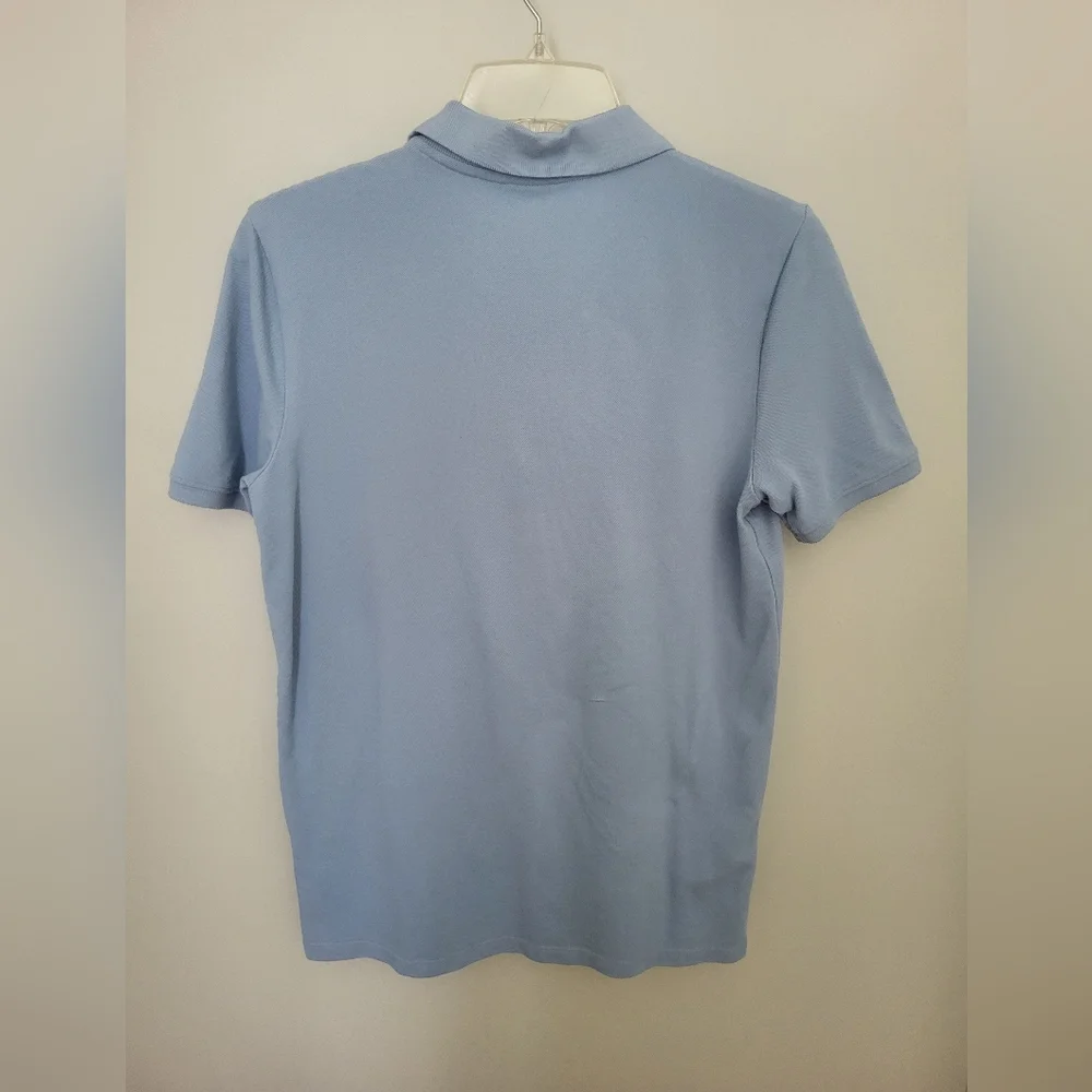 Old Navy Stretch Boys Short Sleeve Polo Light Blue Shirt Size‎ XL 14/16